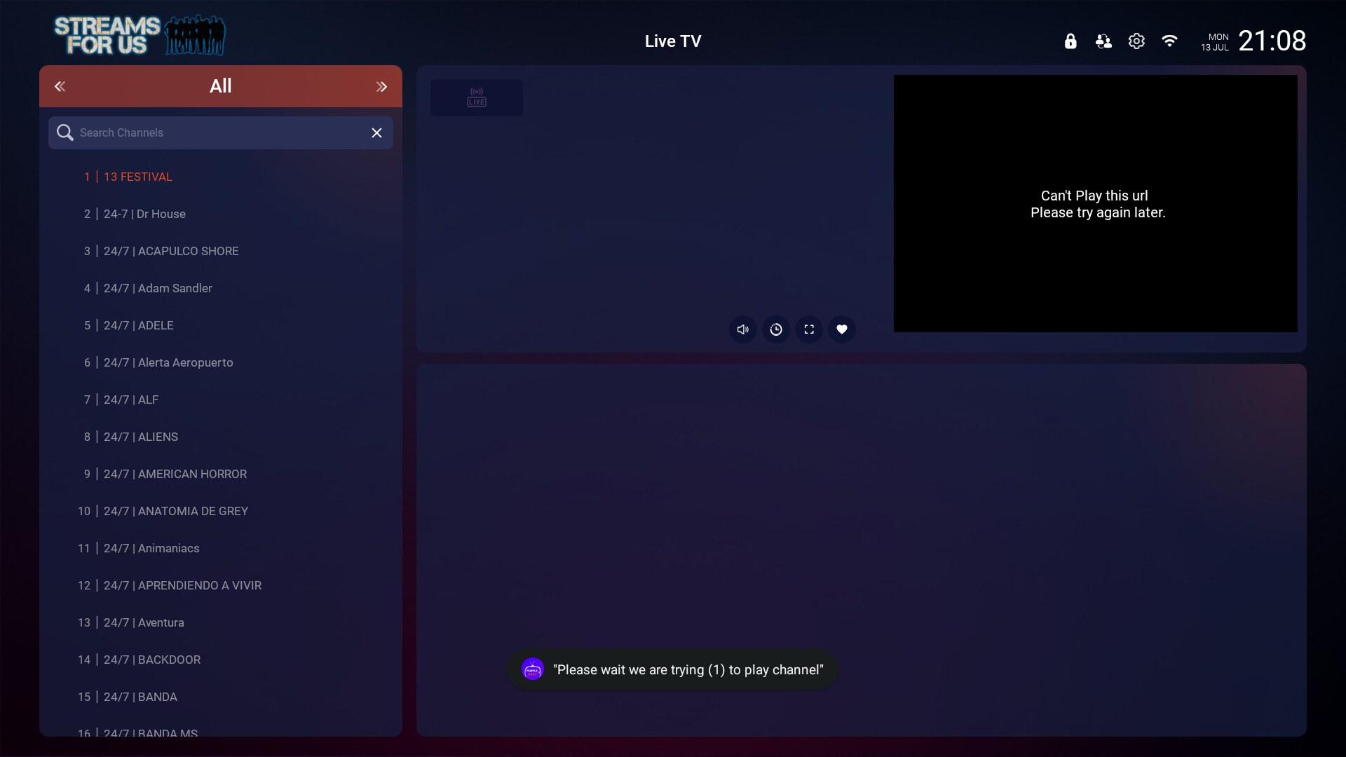 Easy Stream TV — Live TV