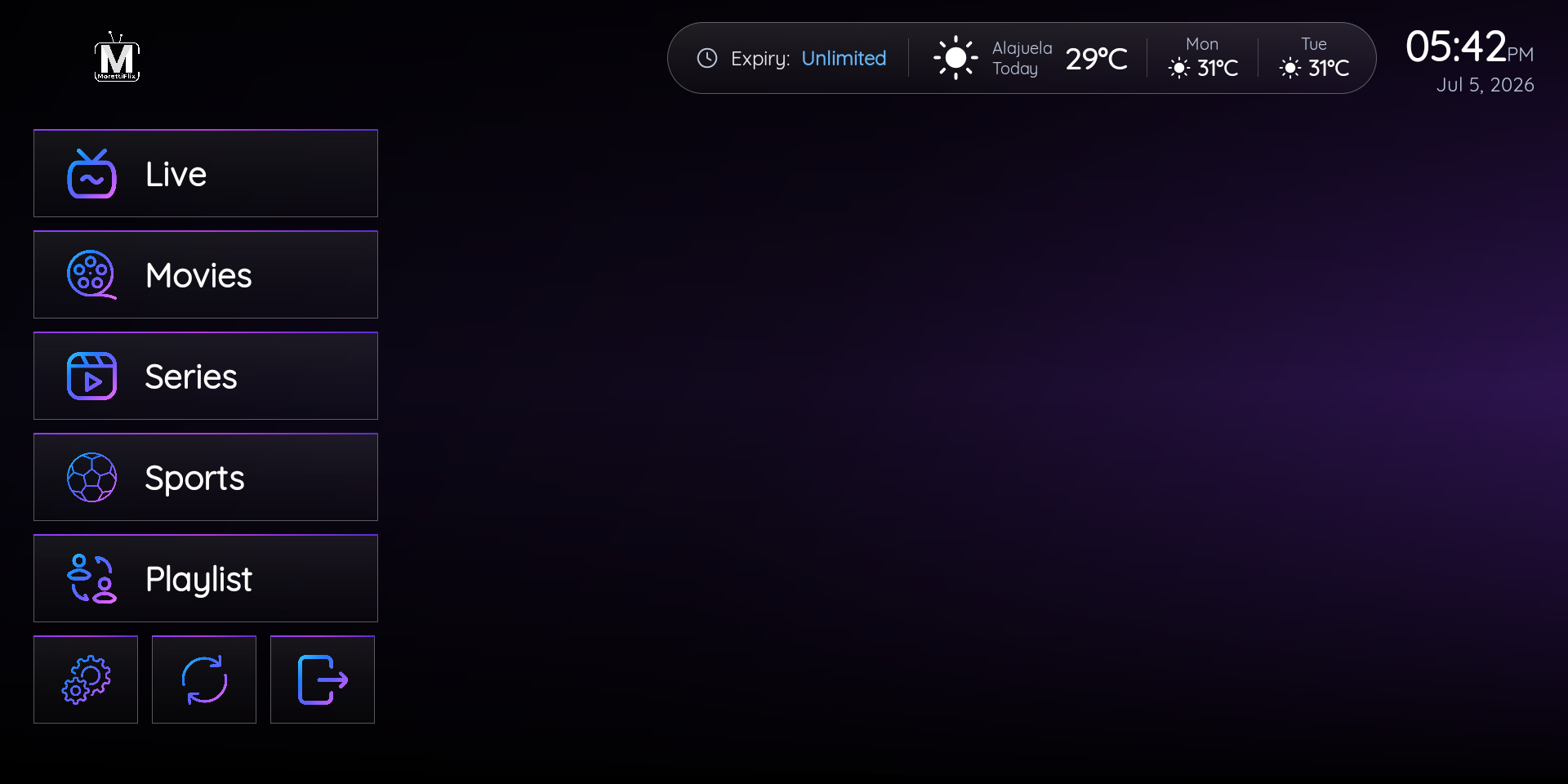 IBO ULTRA GLASS 4K — Glass theme 3