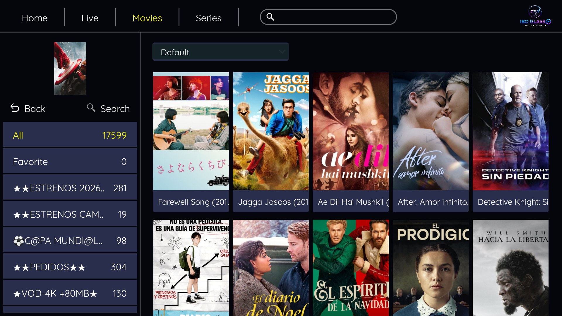 IBO X4.3 — Movies (VOD)