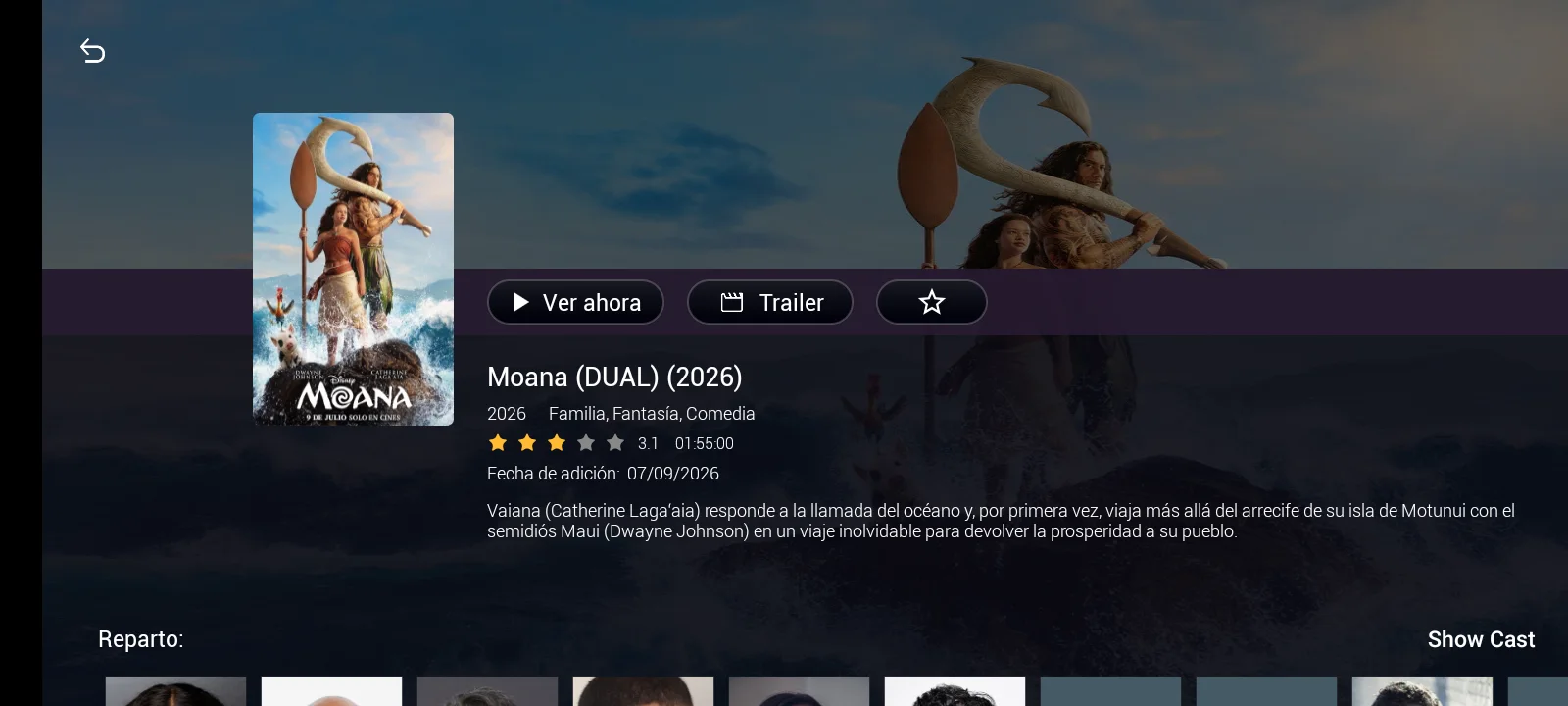IPTVREBRANDSCR IBO GLASS - ficha detallada de película