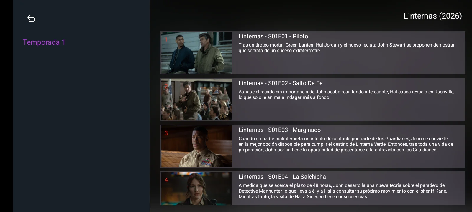 IPTVREBRANDSCR IBO GLASS - temporadas y episodios