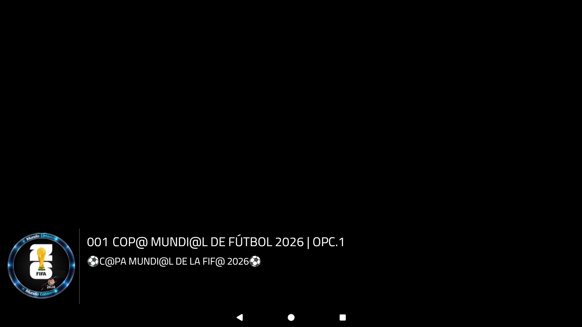Mega Stream TV — Live TV a pantalla completa