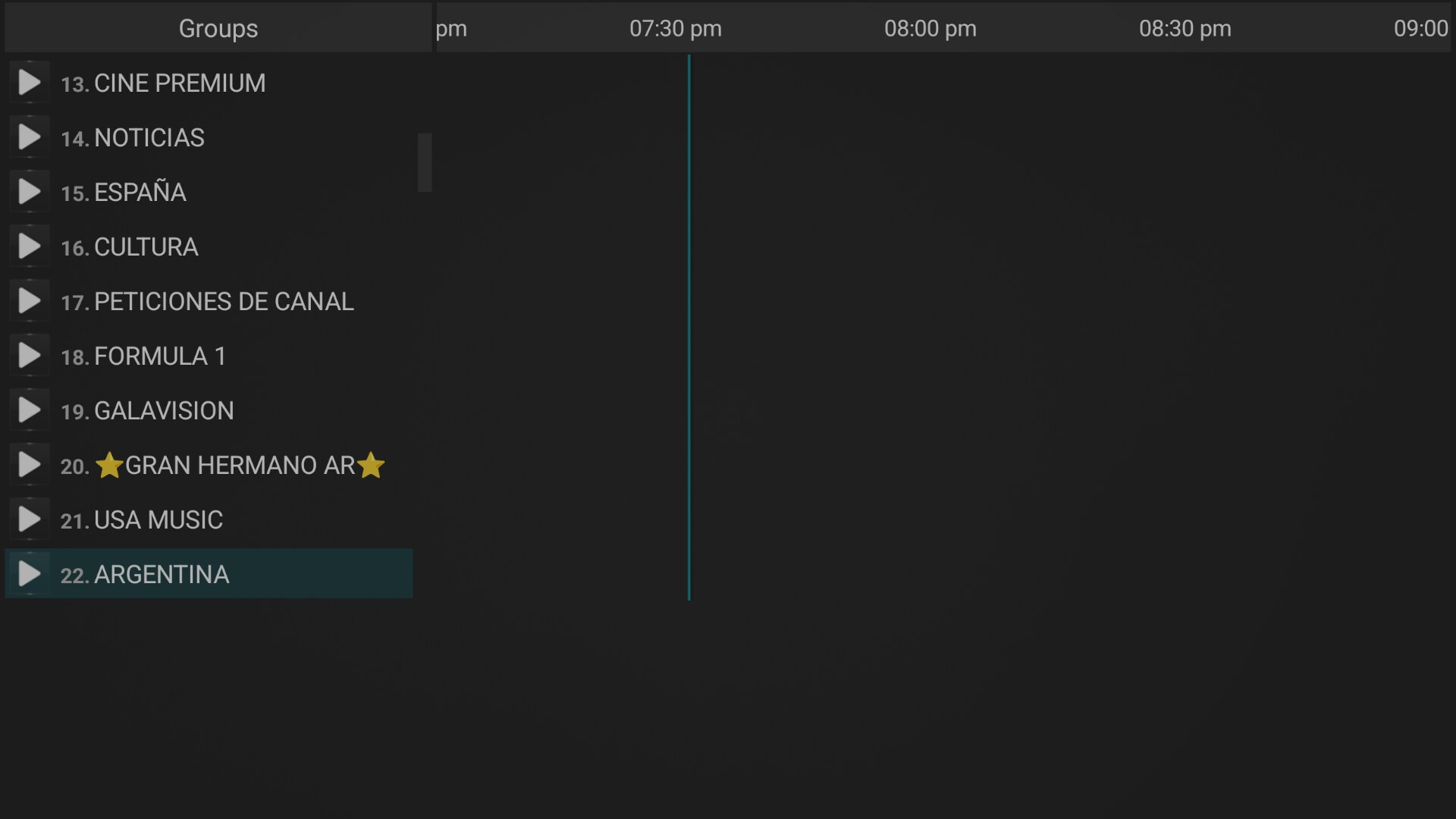 Perfect Guide TV — Guía (deportes y regionales)