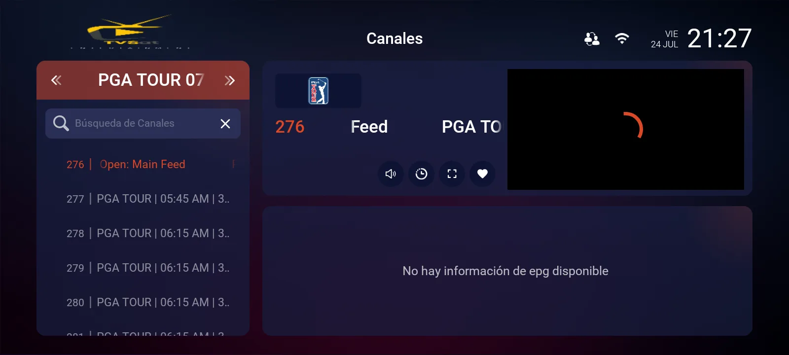 PURPLE EASY - Canales en vivo con categorias, busqueda y previsualizacion