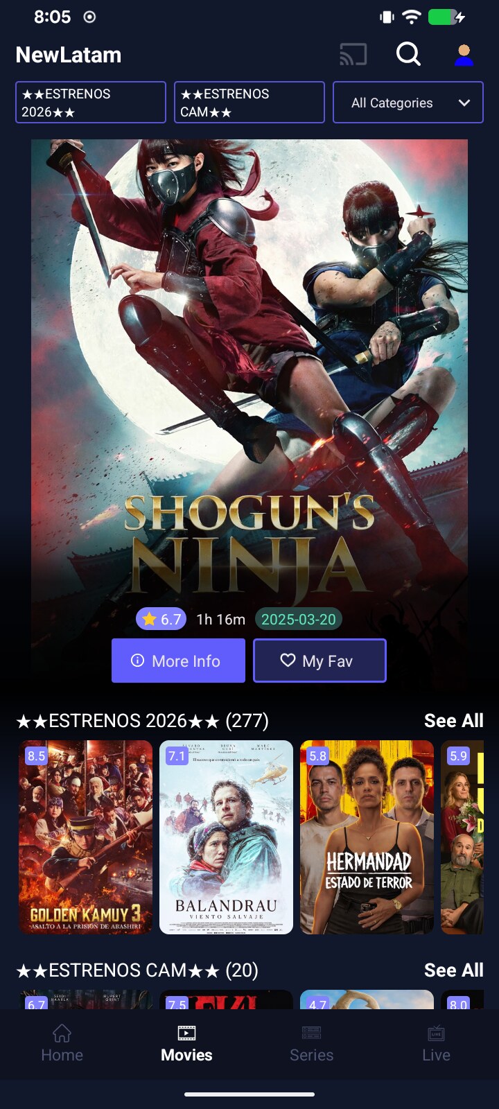 SMARTERS NUEVA DUAL — Películas (celular)