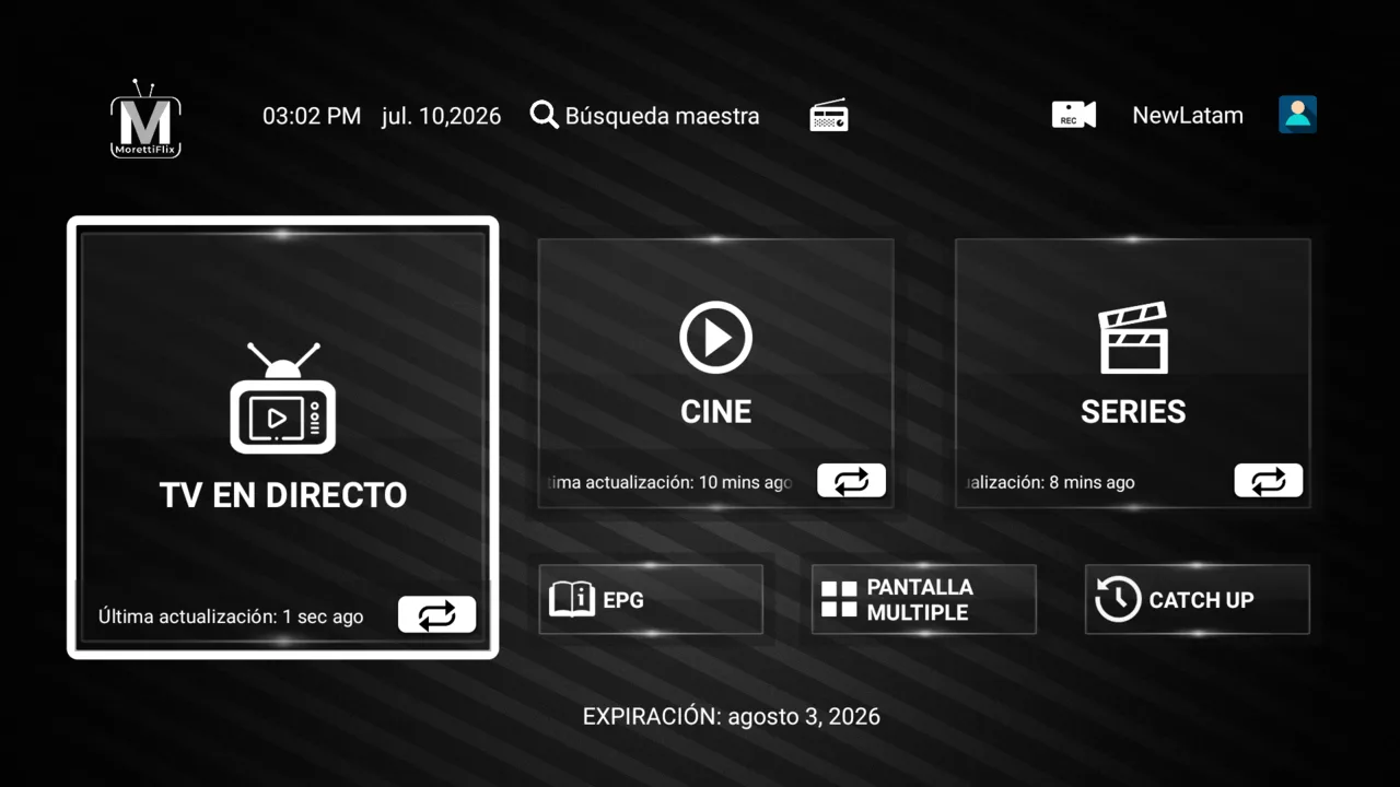 Interfaz de SMARTERS V5 GLASS lista para personalizar con tu marca