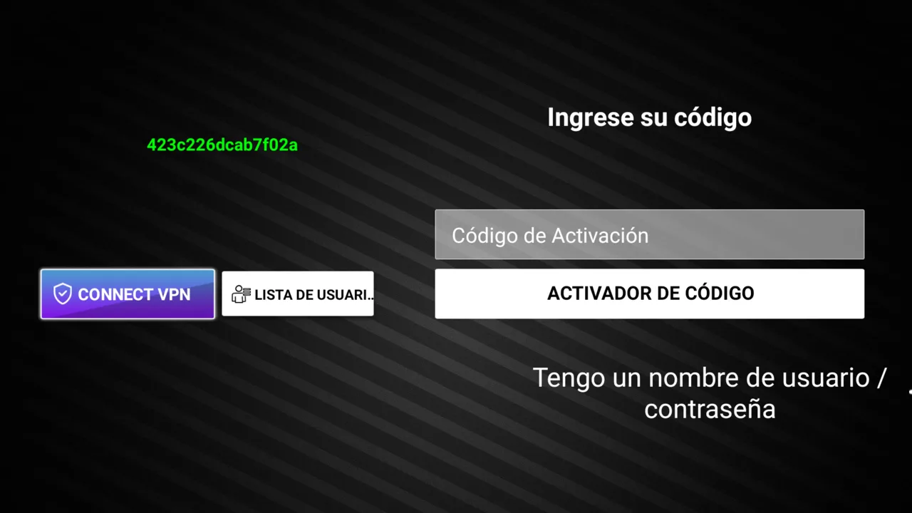 SMARTERS V5 GLASS — activación por código