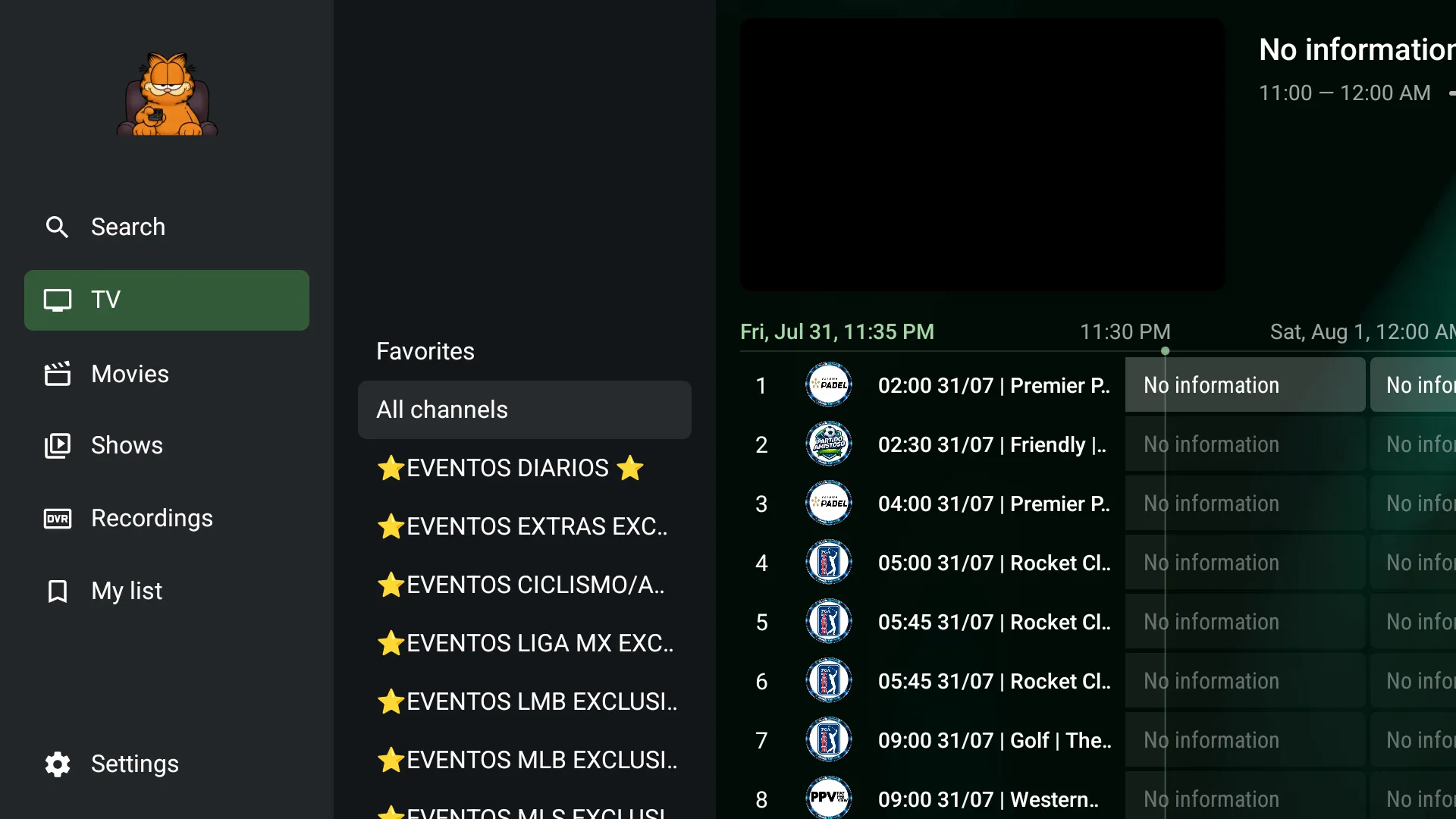 Side menu with custom logo