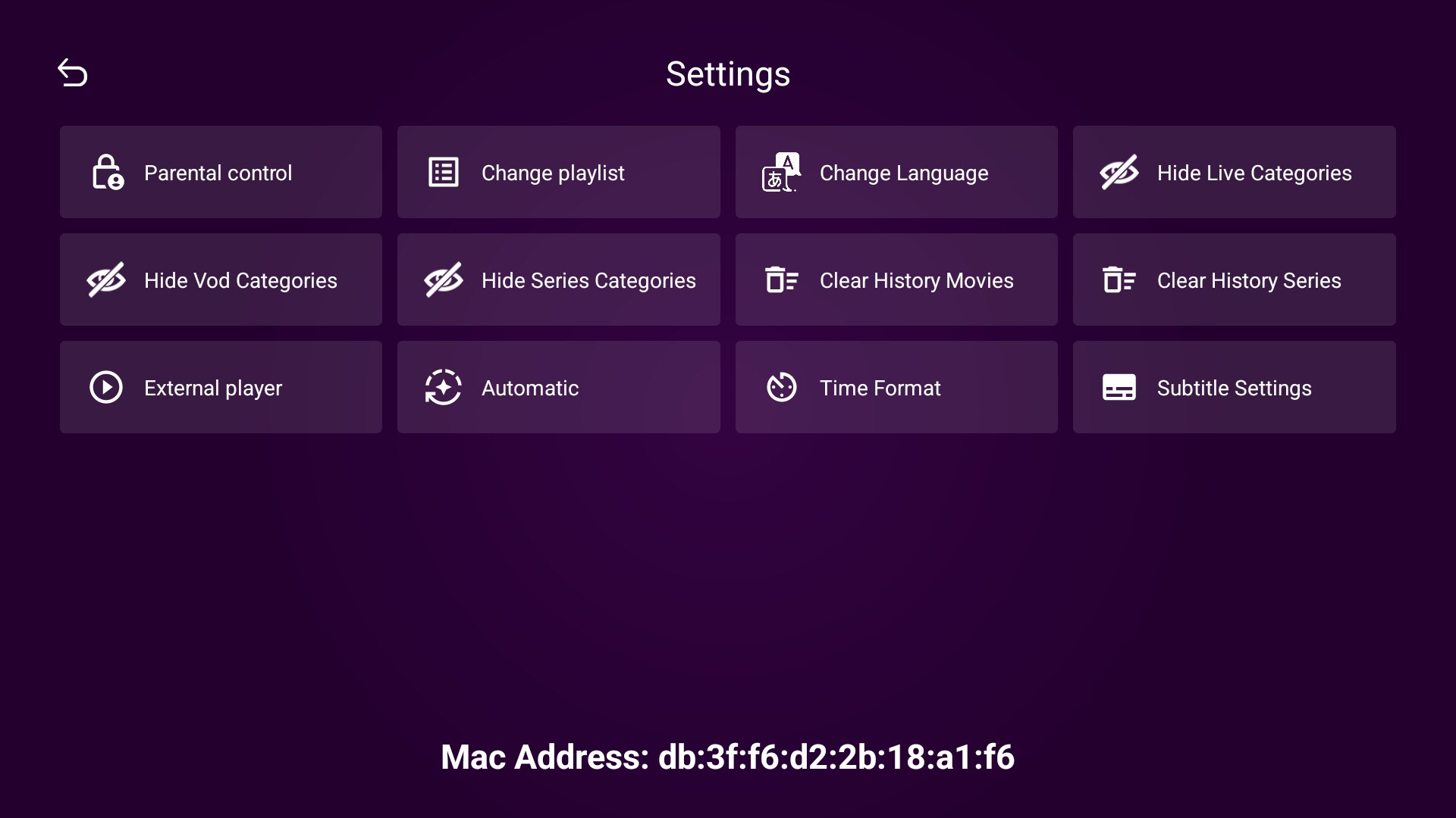 VU Player Pro — Settings