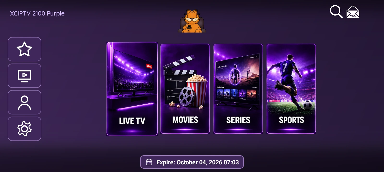 XCIPTV 2100 Purple