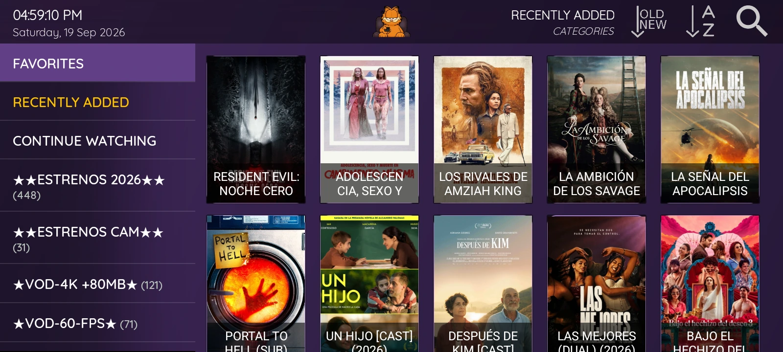 XCIPTV 2100 Purple — Movie library