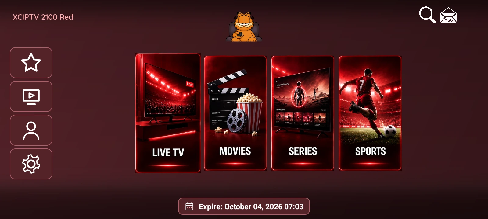 XCIPTV 2100 Red