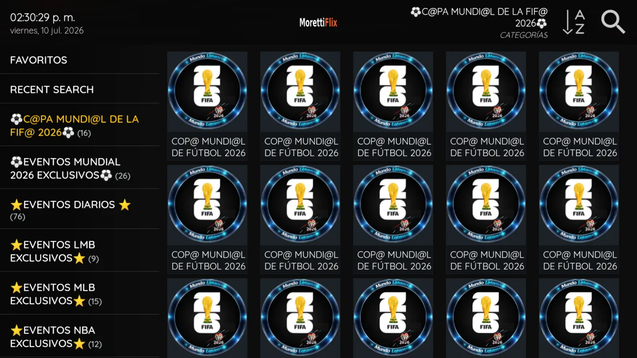 XCIPTV V1001 — TV en vivo