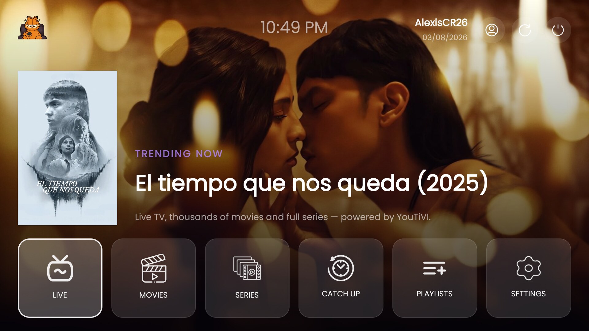 YOUTIVI ULTRA 6 TOPICS: a branded IPTV app with 6 home themes and free demos
