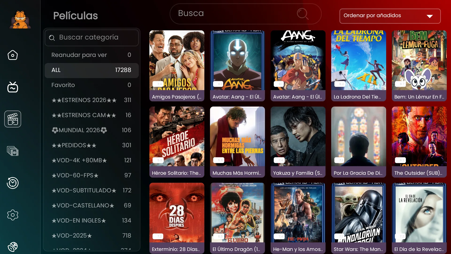 YOUTIVI ULTRA 6 TOPICS — catálogo de Películas por categorías