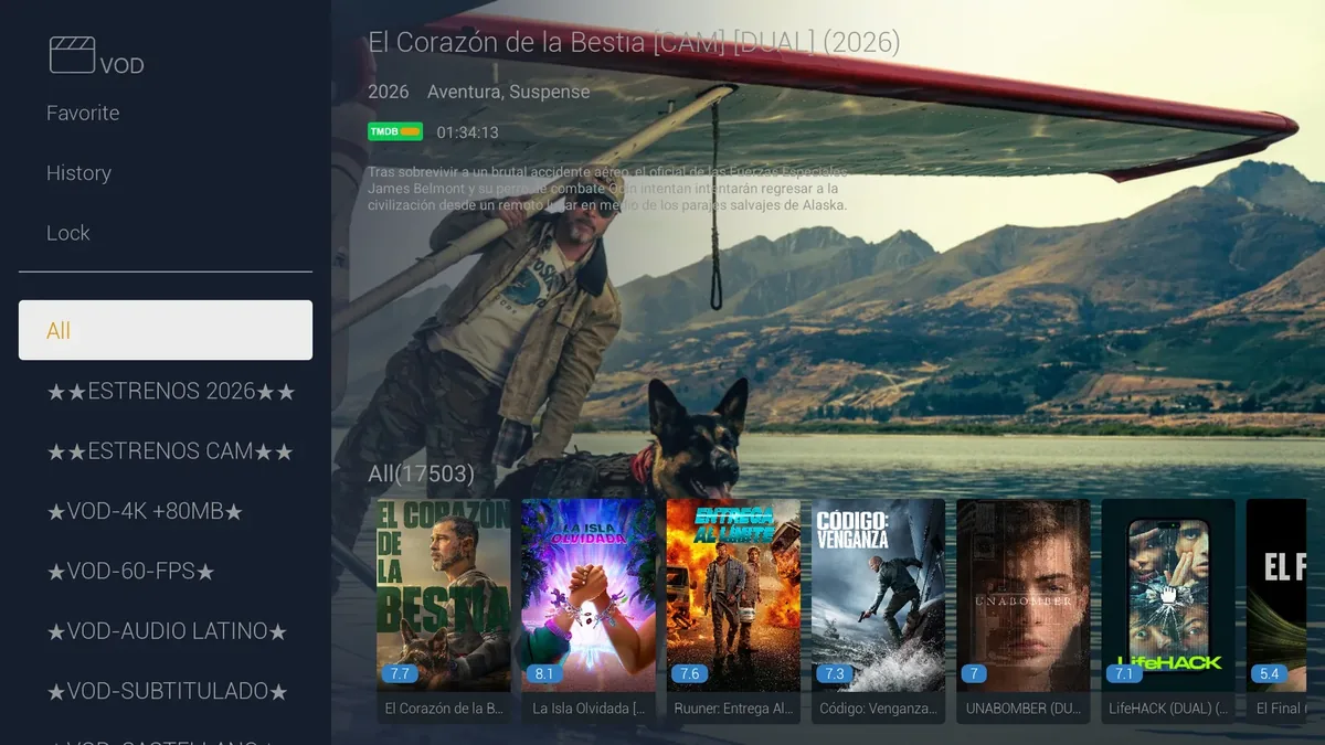 MY PLAY TV: reproductor IPTV con tu marca para Android TV